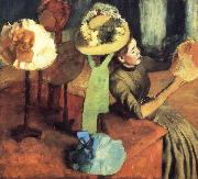 Edgar Degas La Boutique de Mode France oil painting artist